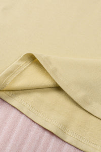 Buttoned V Neck Loose Fit Top