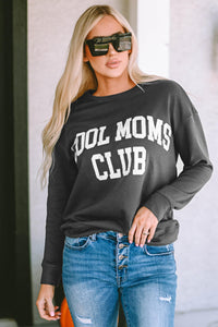 COOL MOMS CLUB Drop Shoulder Sweatshirt