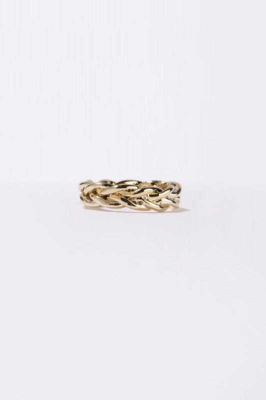 Chain ring   gold