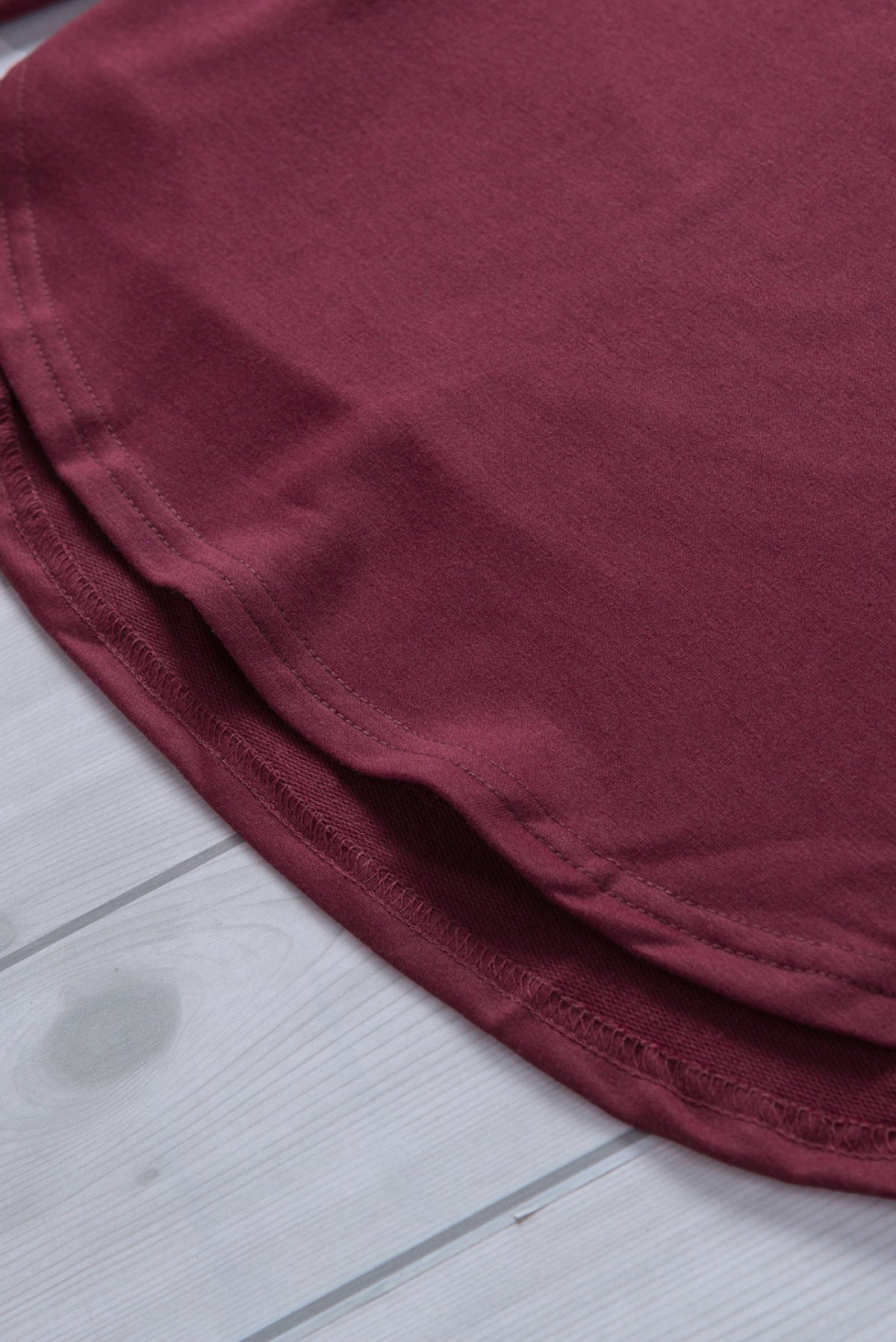 Buttoned V Neck Loose Fit Top