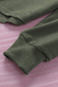 Buttoned V Neck Loose Fit Top