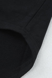 Buttoned V Neck Loose Fit Top