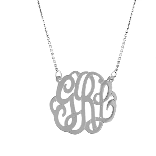 Personalized Medium Monogram Necklace