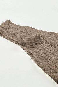 Loose Knit V Neck Tank Top