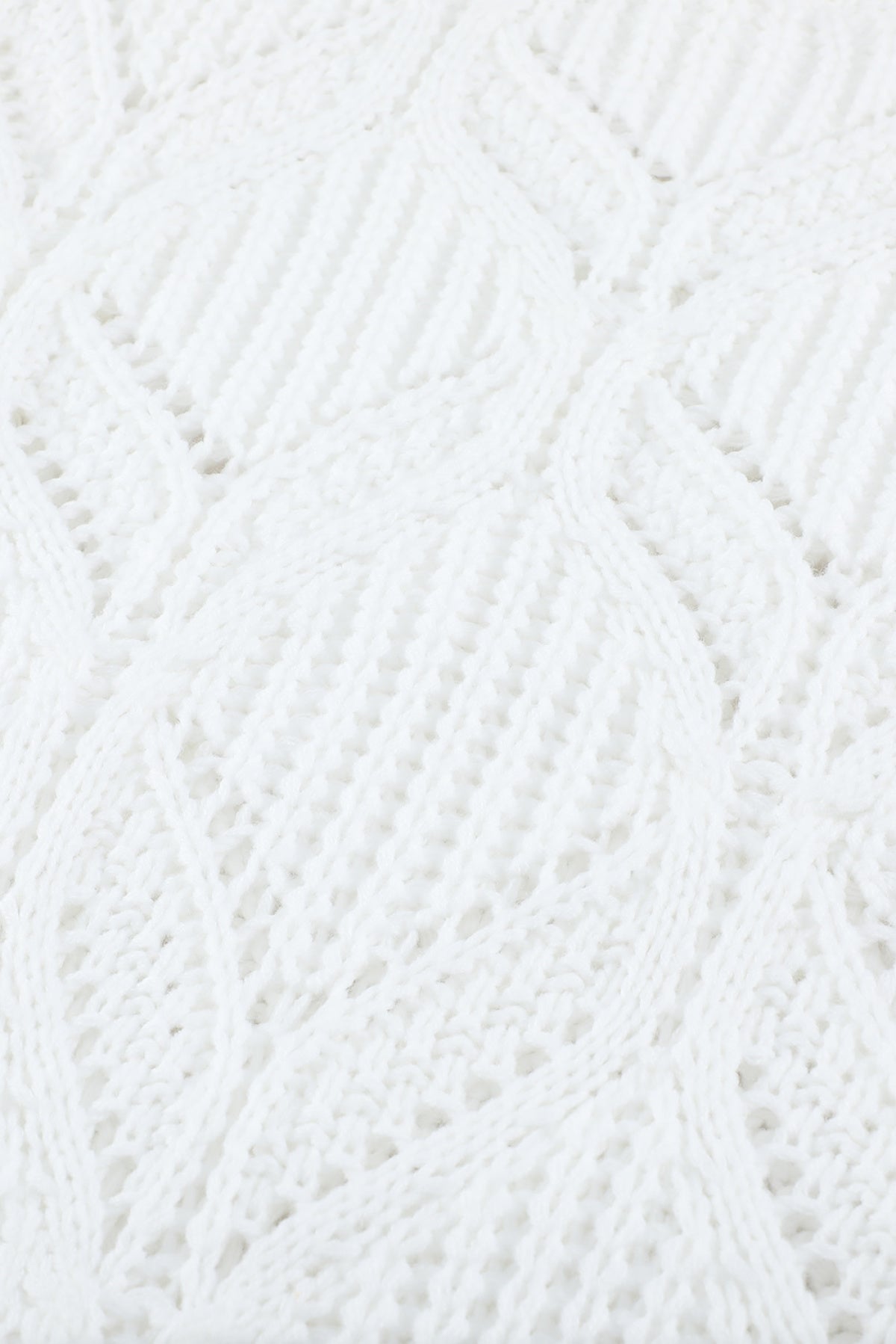 Crewneck Balloon Sleeve Textured Knit Sweater