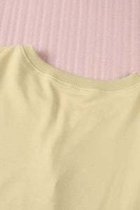 Buttoned V Neck Loose Fit Top