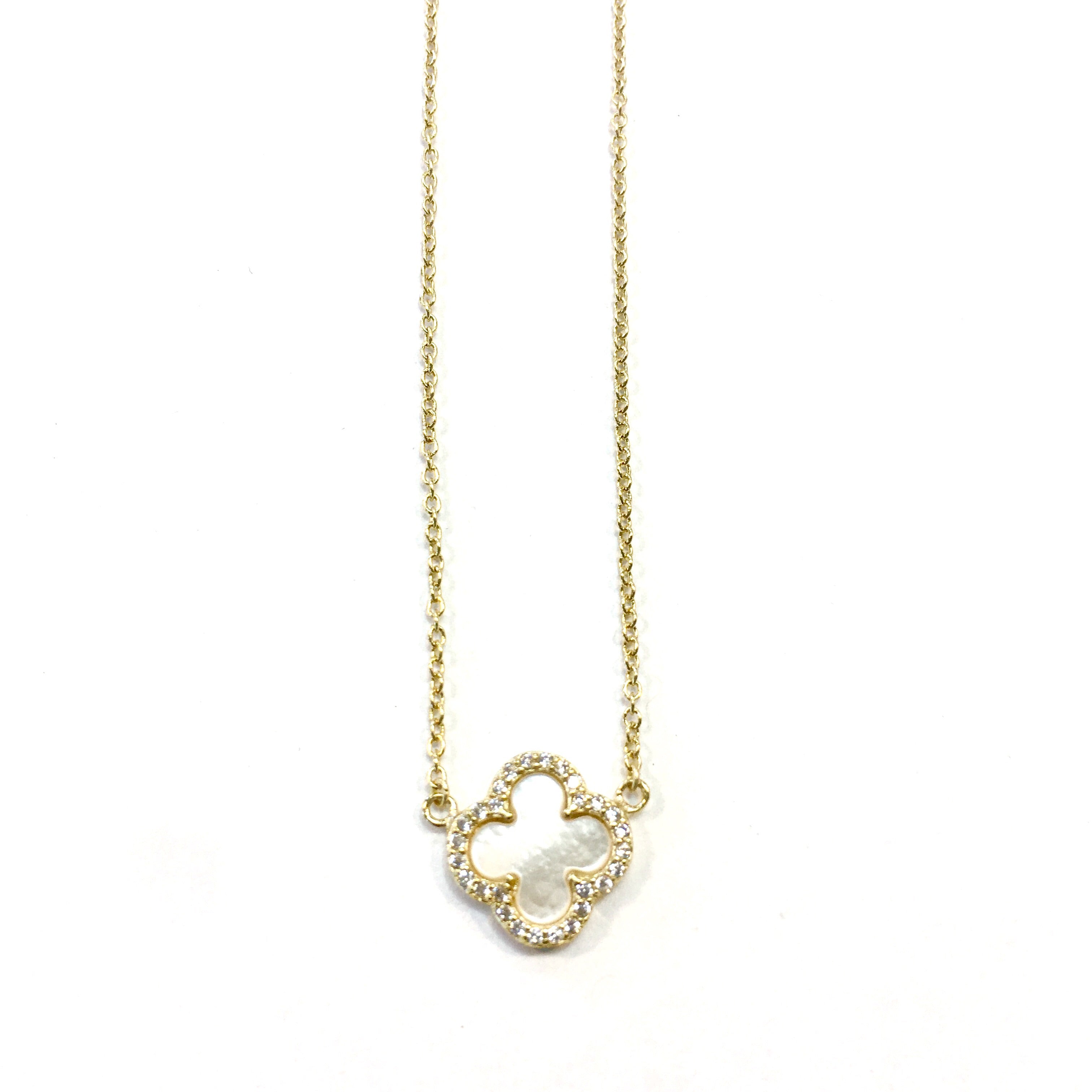 Peal Reversible Clover Necklace – MM